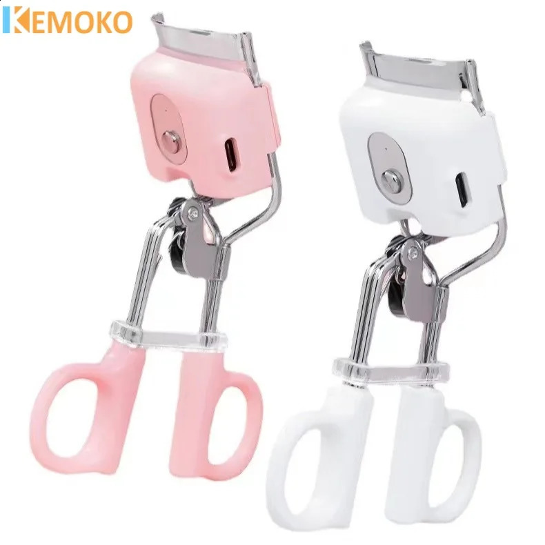 Hardware Electric Heating Eyelash Curler Electric Eyelash Curler Portable Two-stage Rechargeable Lash Applicator Lash Lift Rods 241226