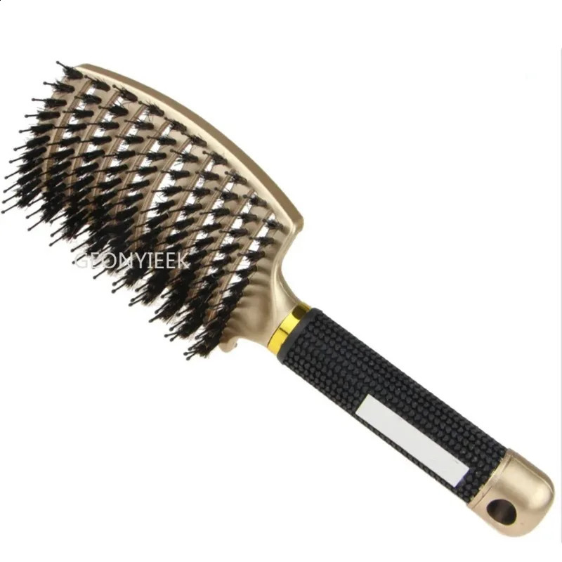 Anti Klit Hairbrush Women Female Hair Scalp Massage Comb Bristle nylon Hairbrush Wet Curly Detangle Hair Brush For Salon 241225