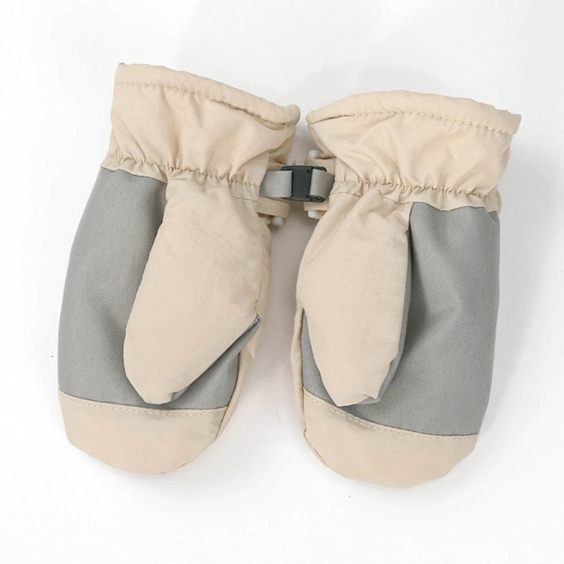 Winter Snow Mittens for Children Kid Waterproof Gloves Antiskid Thermal 241225