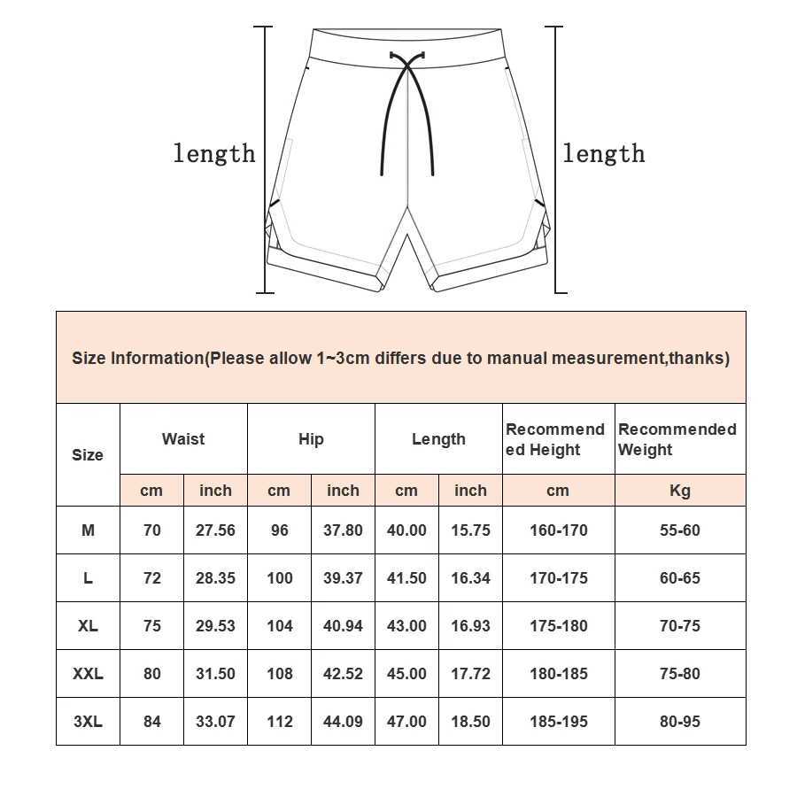 Running Shorts Men 2 In 1 Quick Dry Gym Workout Shorts Double-deck Fitness Training Jogging Short Pants Camo Sport Shorts MenXJ241226
