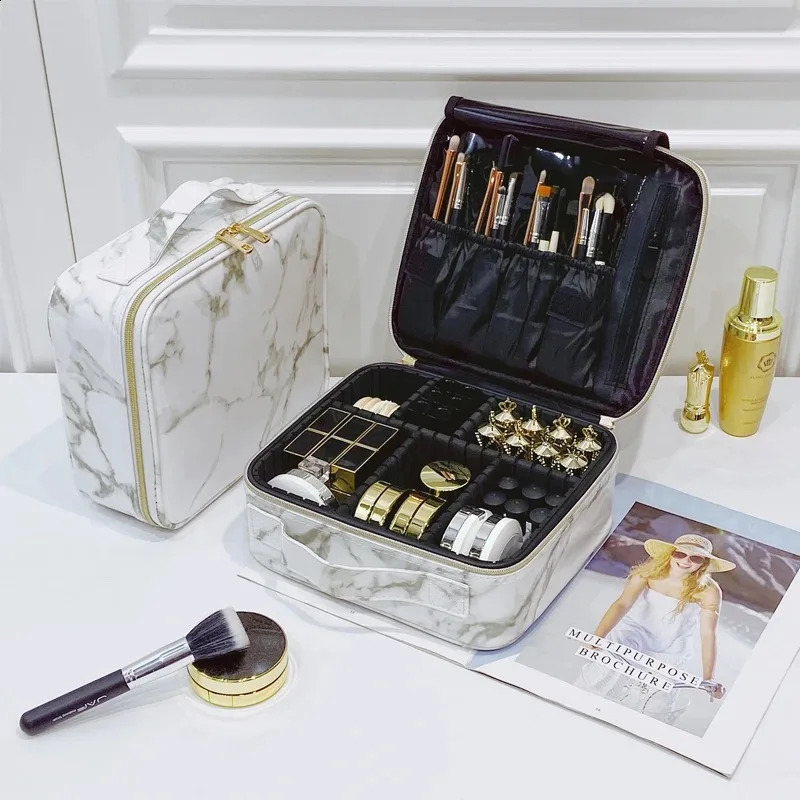 Makeup Bag For Women Large Capacity Cosmetic Bags Beauty Salon Tattoos Nail Art Tool Bin Case 241226