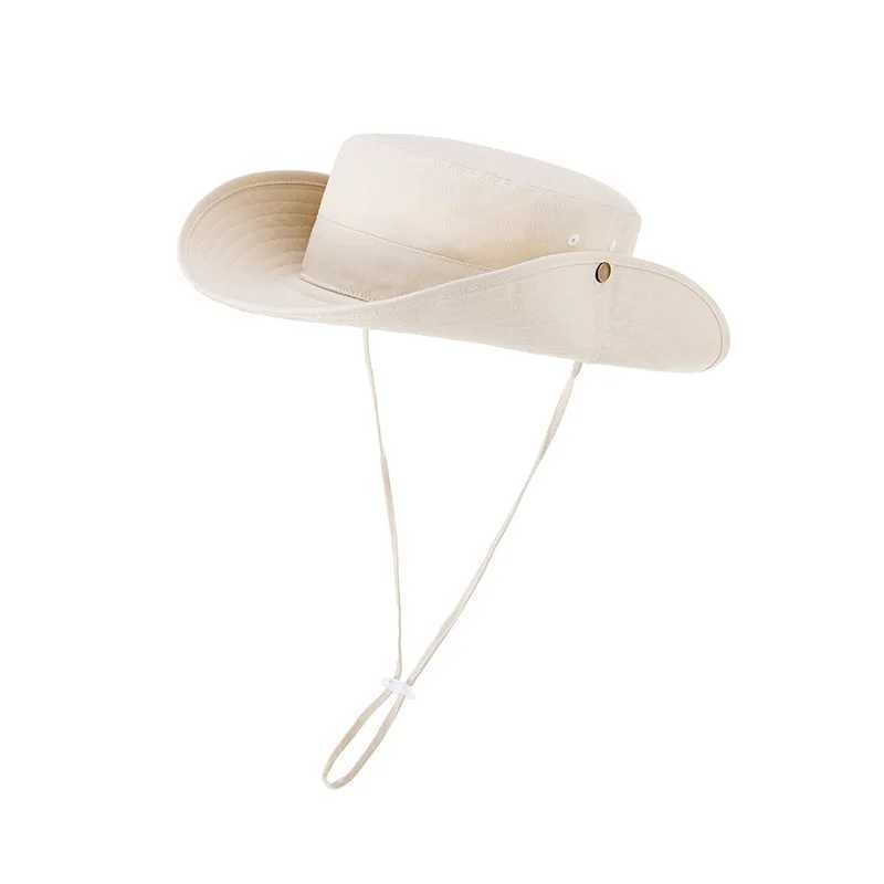 2024 Spring/Summer High Quality Cotton Fishermans Hat Dad Sun C Mens Bucket Hat W241225