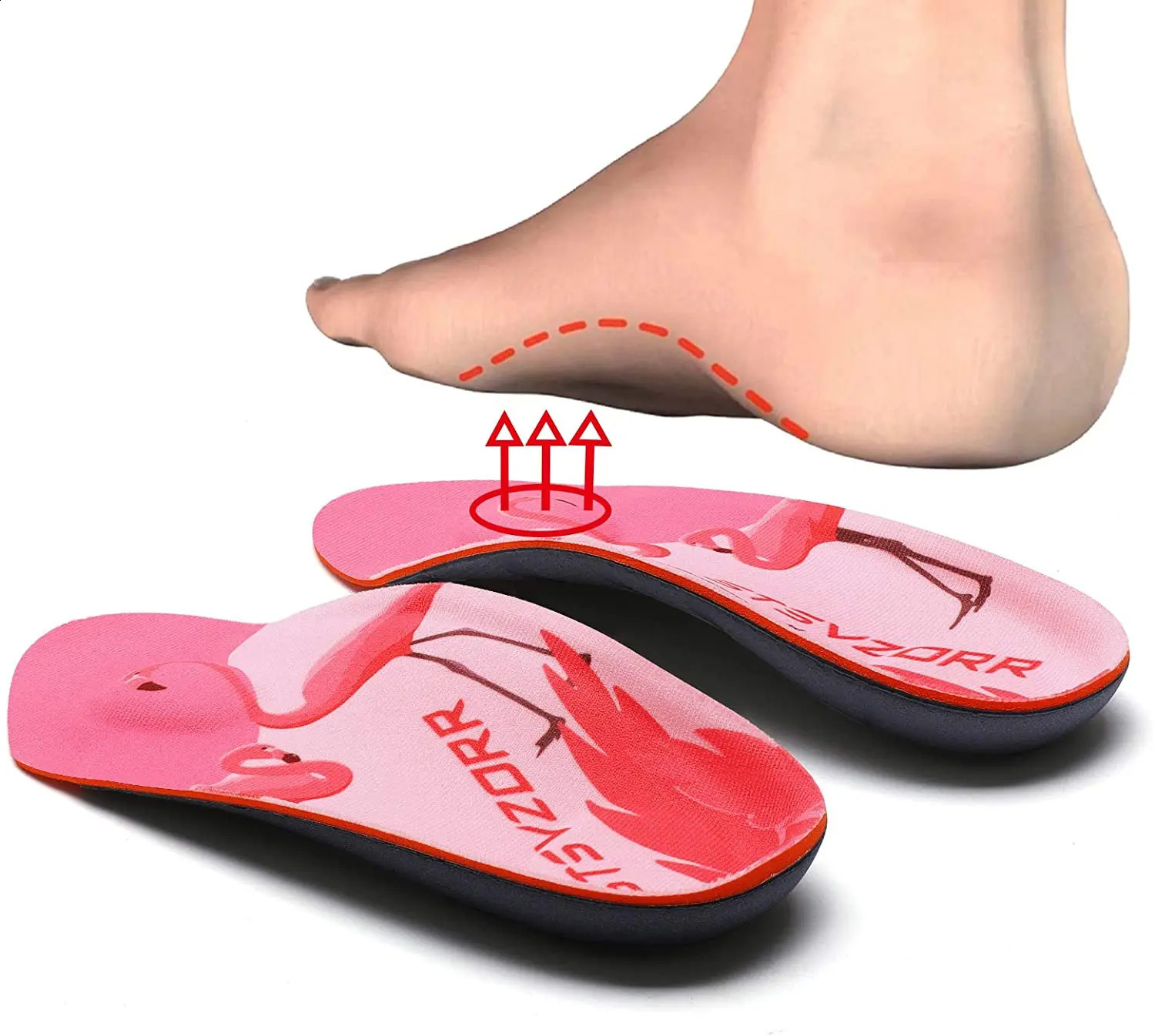 3/4 Arch Support Insoles Comfortable Ortics Insert Suitable for Heel PainFlat Feetlantar FasciitisArch or Foot Fatigue 241226