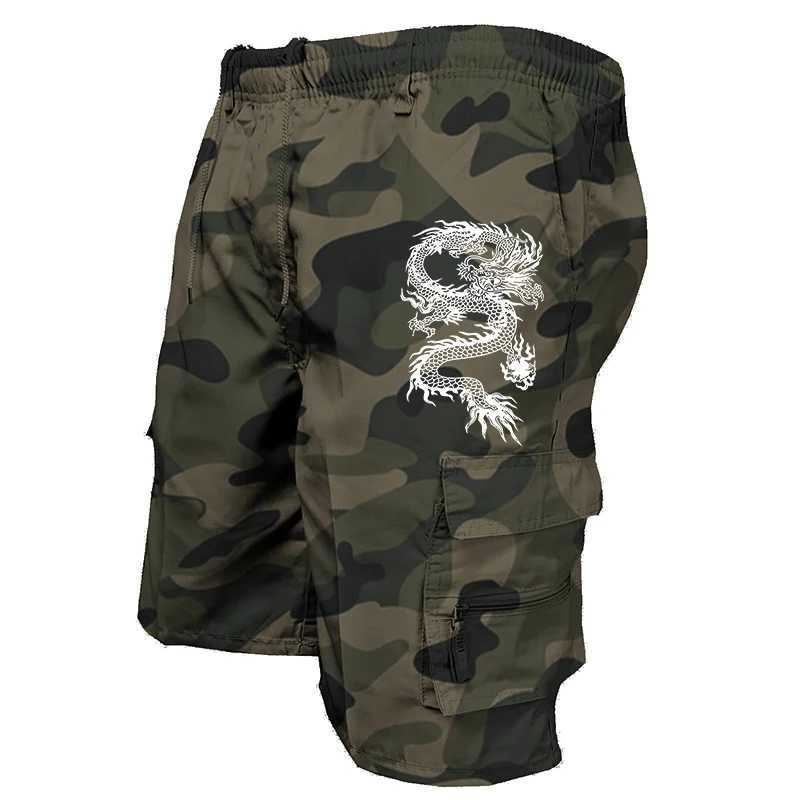 Mens cargo shorts new multi pocket mens loose work shorts casual shorts mens plus size summer outdoor shorts W241226