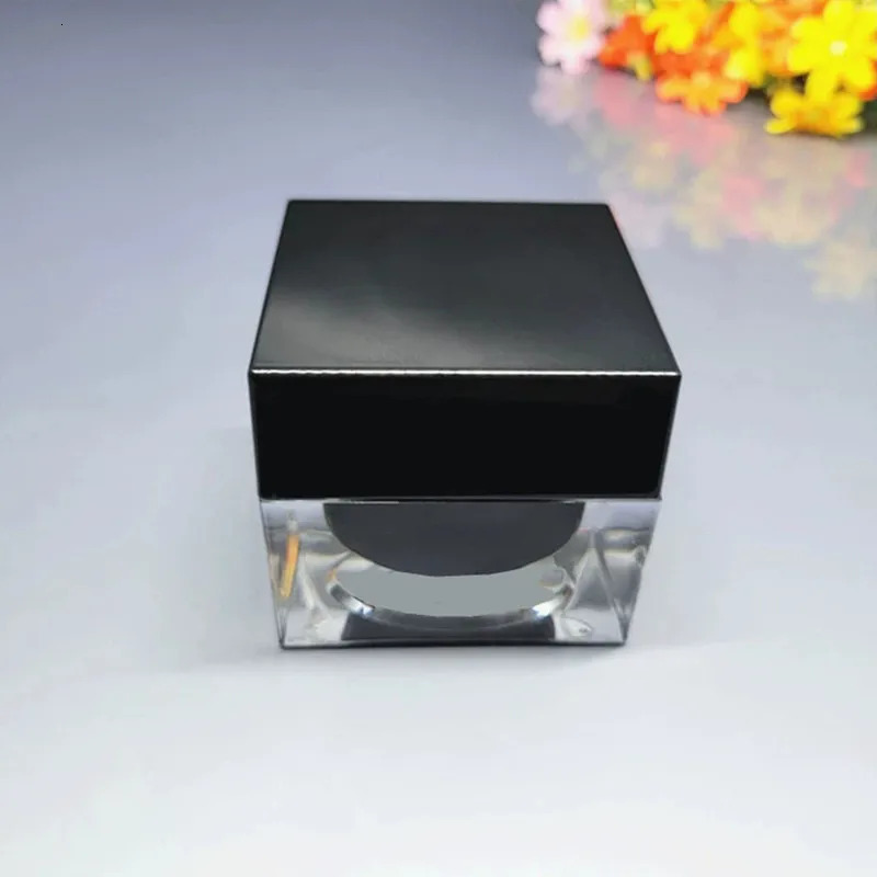 30g 50g 15ml 100ml 120ml Acrylic Jar Square Empty Refillable Bottles Cosmetic Cream Jar Pump Cosmetic Packaging Lotion Bottle 241225