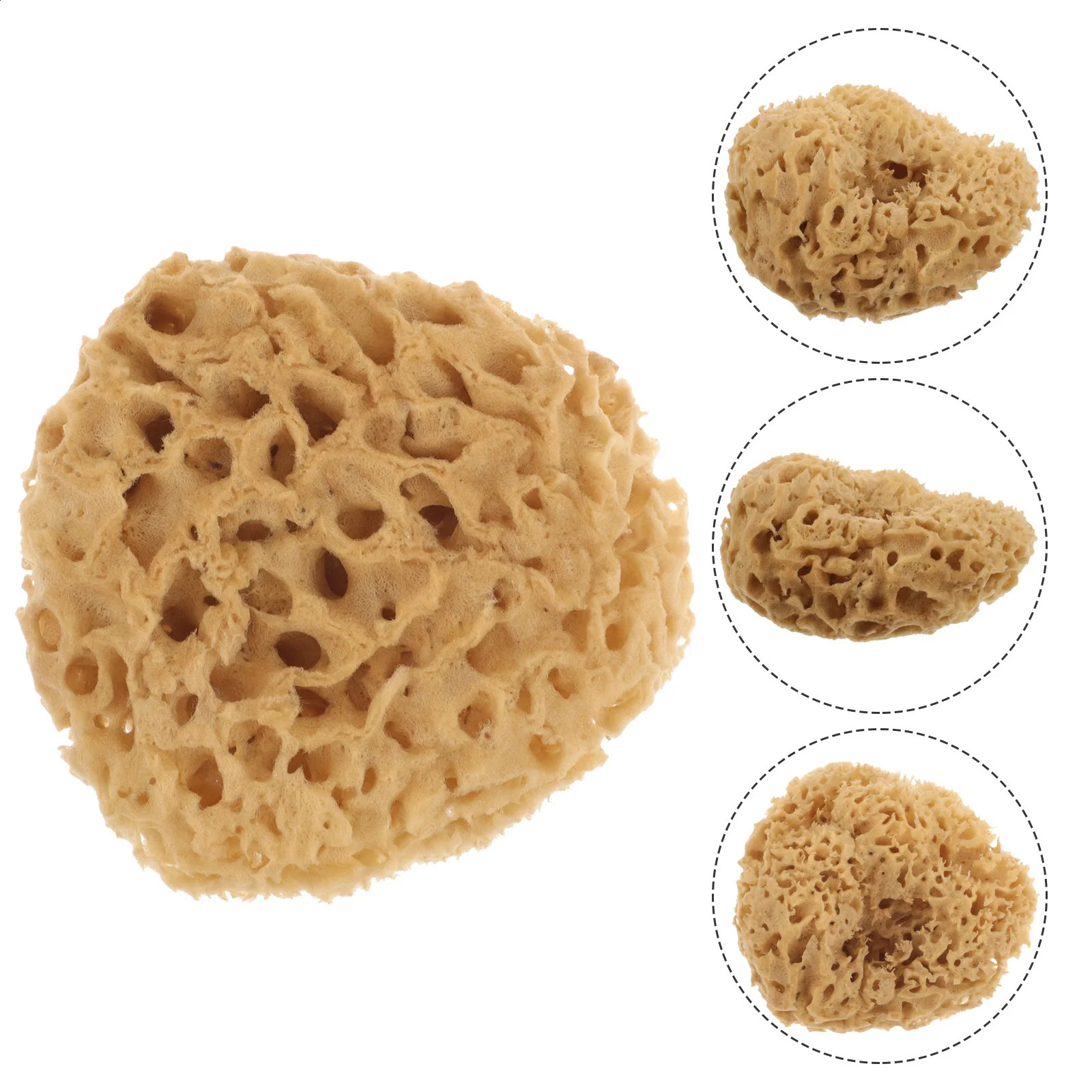 Greek Natural Sponge Body Exfoliating Sponge Loofah Sponges Household Honeycomb Scrubber Shower Bathing Skin Wash 241226