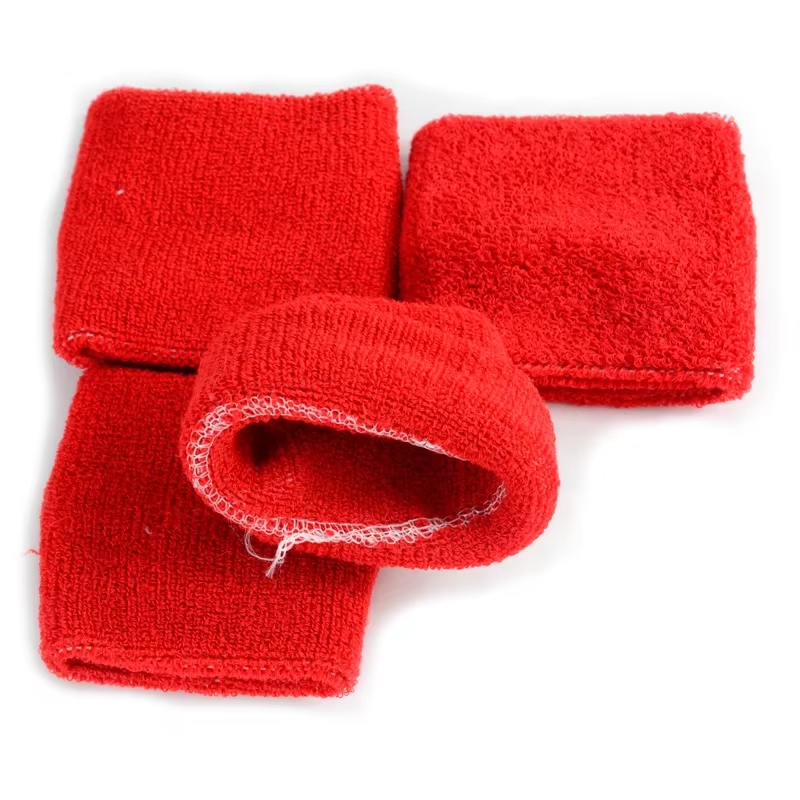 Cotton Wrist Sweatbands Sports Wristband For Basketball Running
