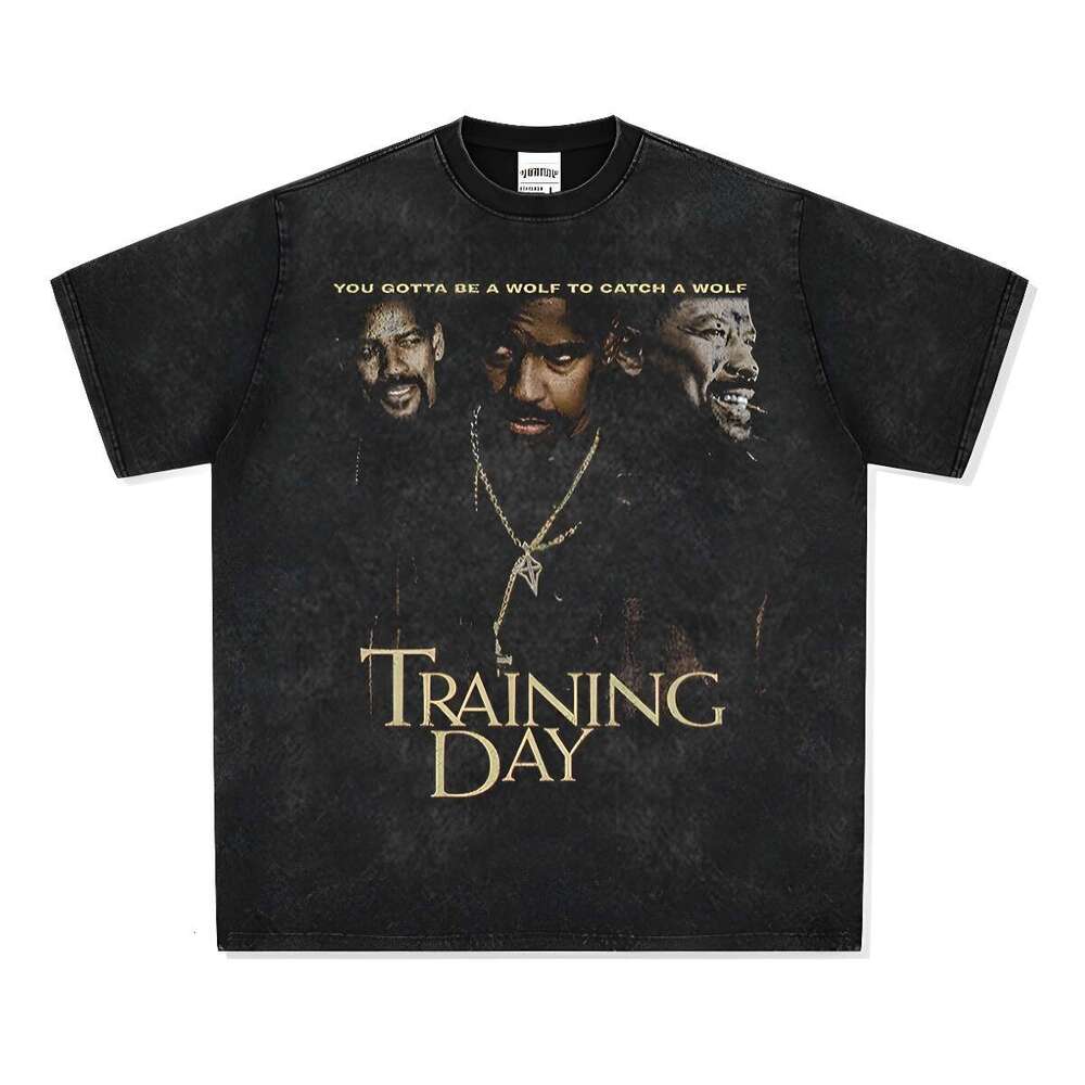 American TRAINING DAY Training Day Printed Short Long Sleeve T-shirt Round Neck Hoodie Men's Sweatshirt