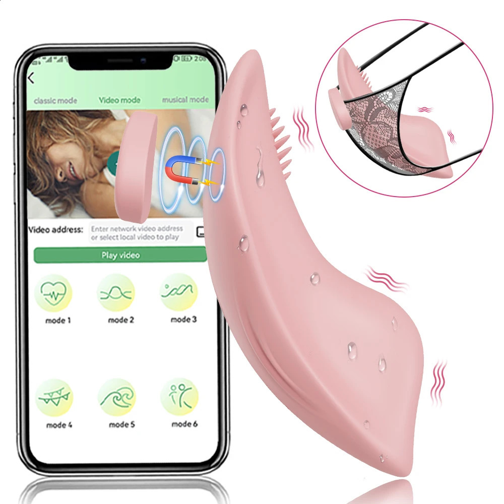 Bluetooth APP Vibrator Female Wireless Control Wearable Vibrating Egg Clitoris Stimulator Sex Toys for Women Couples 241226