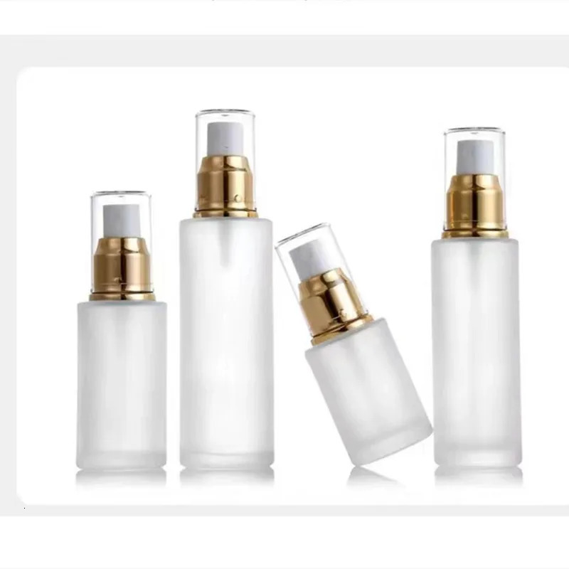 10pcs/pack 20ml-120ml Spray Bottle Beauty Empty Frosted Glass Bottles Mist Spray Container Lotion Refillable Travel Bottle 241225