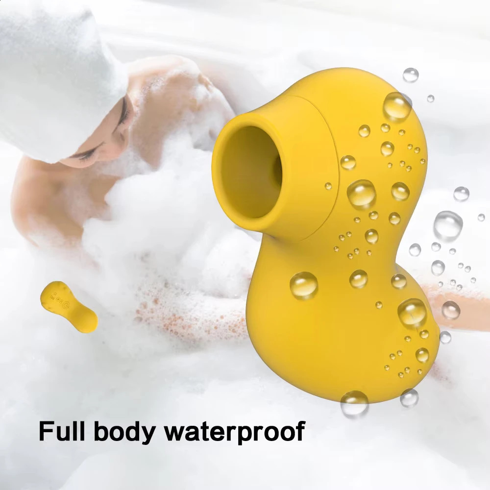 Vagina Sucking Vibrator Duck Vibrating Sucker Oral Sex Suction Clitoris Stimulator Erotic Toy for Women Souvenir Lovers 241226