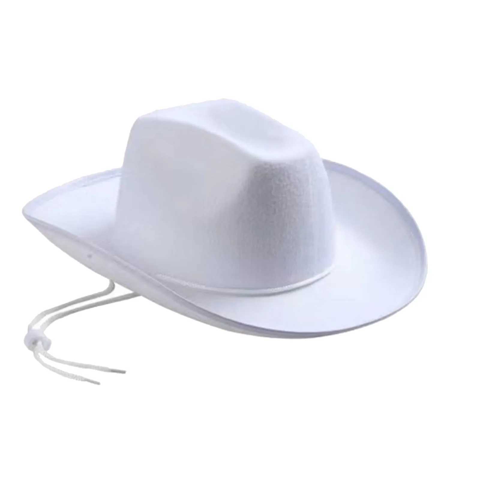 White denim hat Western adjustable denim hat Outdoor denim edge hat Summer white wrap hat Fashion cool Cobra W241225