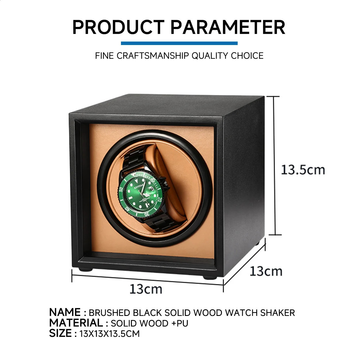 Geekthink MINI Watch Winder for automatic watches watch box automatic winder Mini style can be placed in a safe Box or drawer 241226