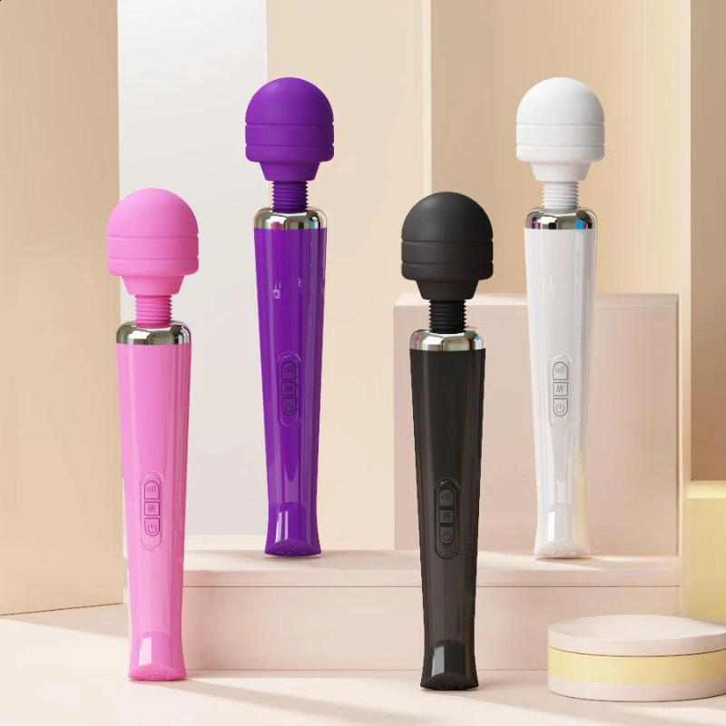 Powerful Magic Wand Vibrator for Women Big AV Body Massager G Spot Clitoris Stimulator USB Charging Adult Sex Toys Woman 241226