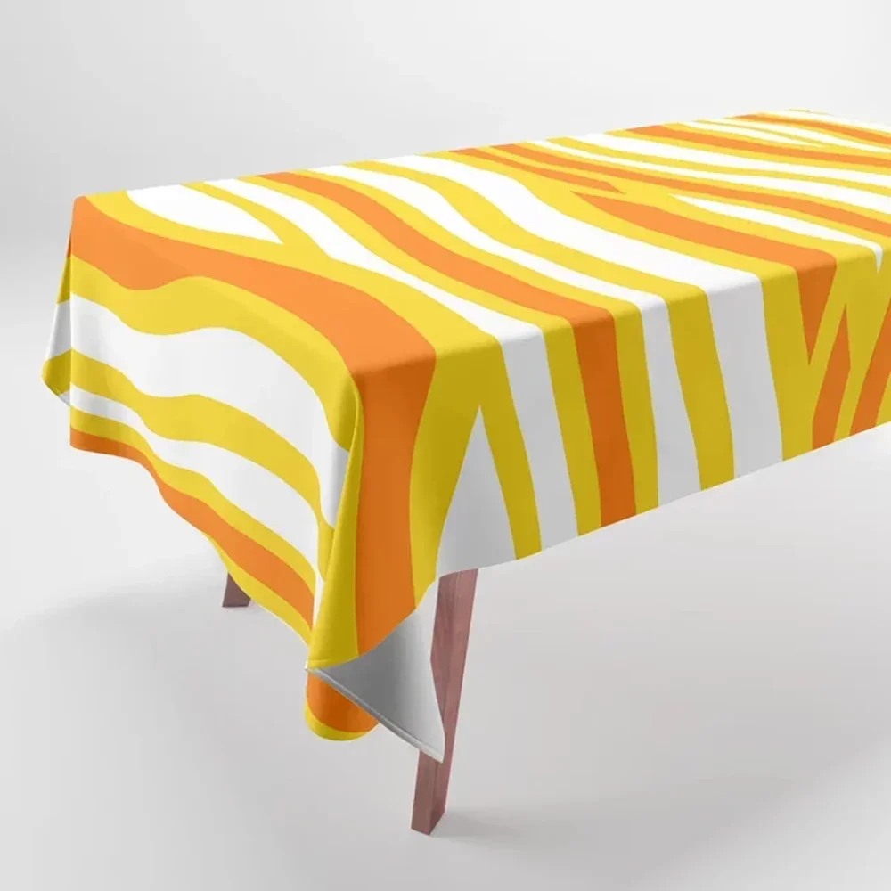 Abstract Geometric Marble Plaid Waterproof Tablecloth Wedding Decor Kitchen Coffee Decor Rectangle Event Tablecloth CTW16