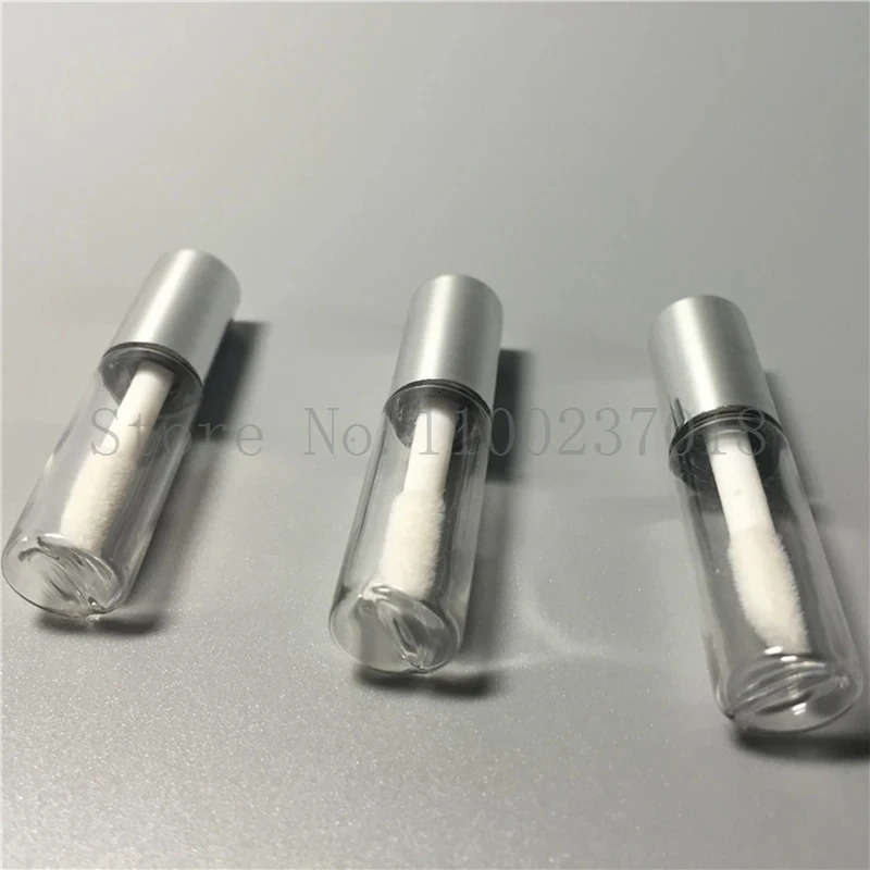 50/100/200Pcs Black Blue Silver Rose Gold Lip Gloss Tube Cosmetic with Cap Empty Lipstick Bottle Lipgloss Sample Container 241225