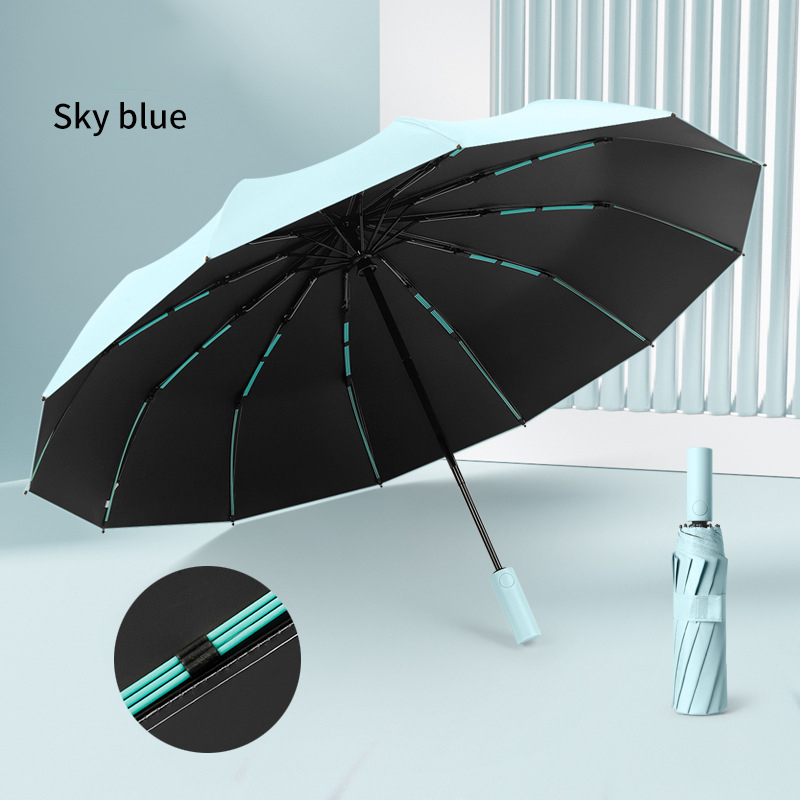 Sleek Single Hue Lightweight Canopy Umbrellas Featuring Advanced Auto Functionality Great Choice for Office Environment or Casual Outings