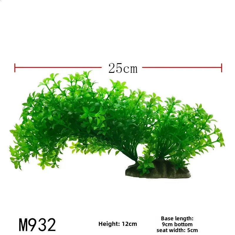 Fish Tank Decoration Flexible Realistic Aquarium Plants for Beautiful Fish Tank Decoration 241225