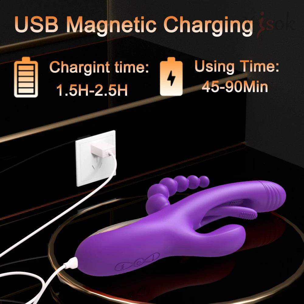 Tapping Rabbit Vibrator for Women Flapping Vagina GSpot Female Masturbator Clitoris Anal Stimulator Adult Sex Toy 241226