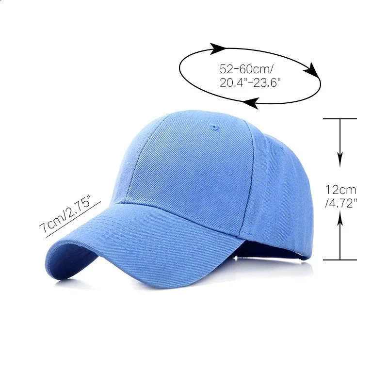 Men Women Multiple Colour Baseball Cap Peaked Cap Solid Color Adjustable Unisex Spring Summer Dad Hat Shade Sport Baseball Cap 241226