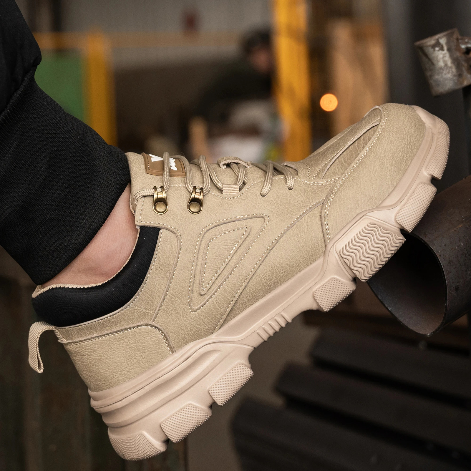 Male Safety Shoes Work Work Safety Boots Winter Shoes Men Steel Toe Shoes Sport Safty Shoes Drop 241226