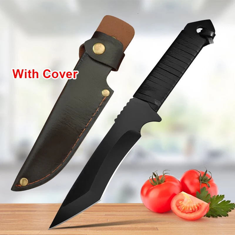 5Cr15Mov Stainless Steel Meat Chopper Boning Knife Fishing Accessories Cooking Knife with Bracket Multi functional Vegetable Peeling Machine 241225