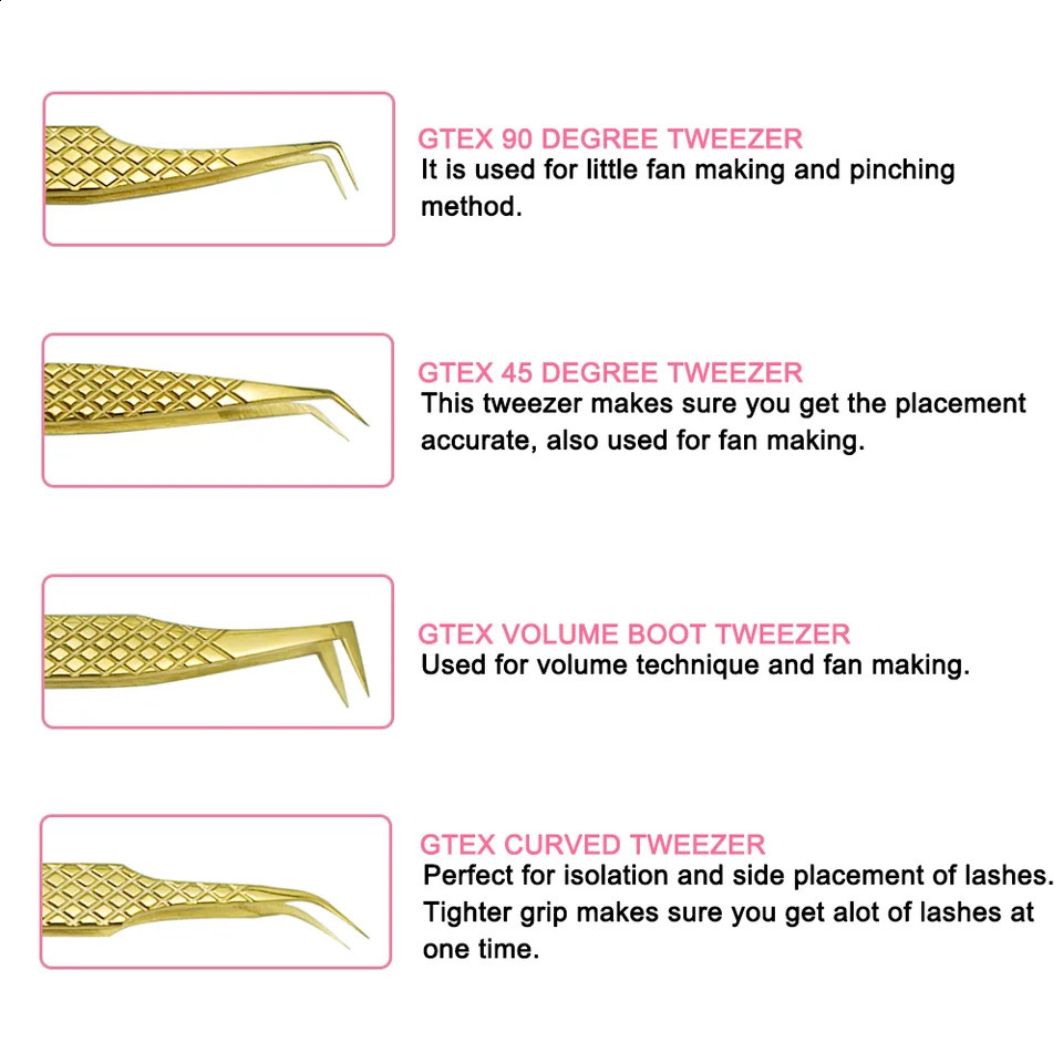 Eyelashes Tweezers Make Up Eyelashes Extensions Supplies Accessories Makeup Tools Lash Tech Supplies Beauty Tools Wholesale 241223