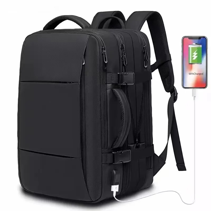 BANGE travel backpack mens business backpack school expandable USB bag large capacity 17.3 laptop waterproof fashion backpack 241225