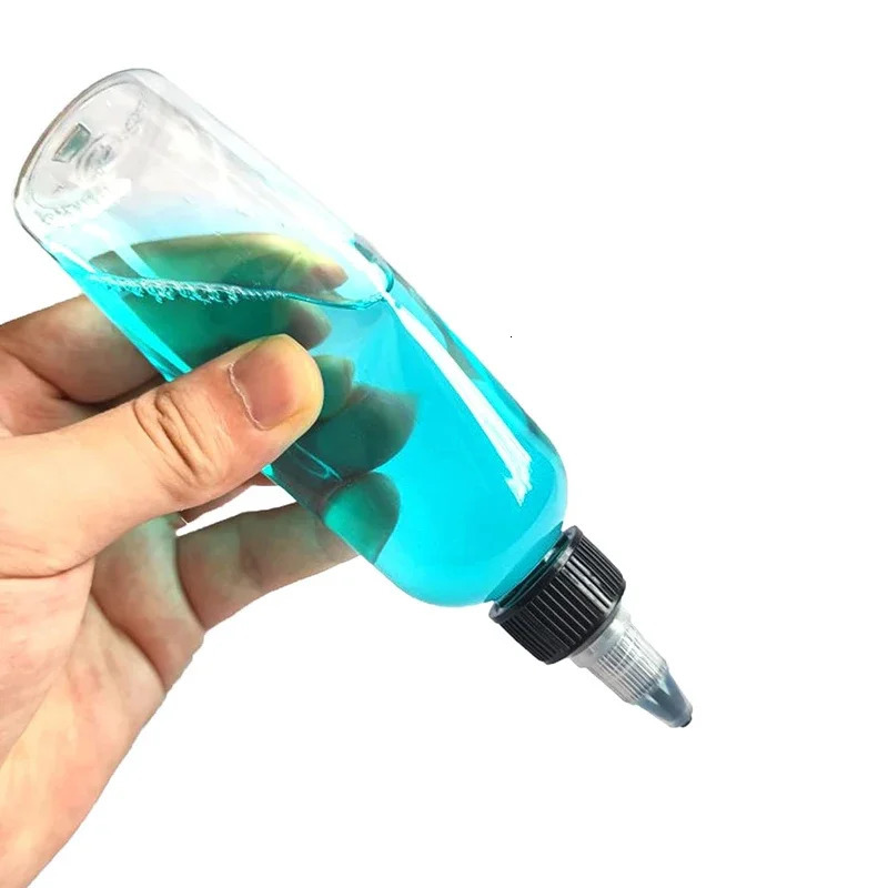 30PCS 30ml/60ml/100ml/120ml Plastic Refillable Bottle PET Oil Liquid Dropper Bottles Twist Top Cap Tattoo Pigment Ink Containers 241225