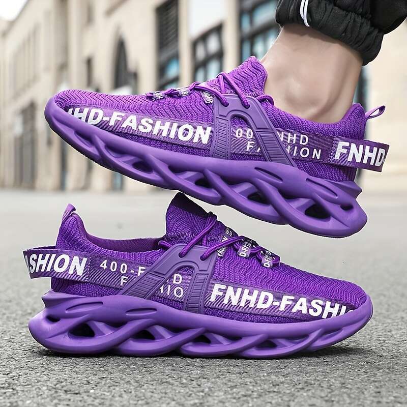 Proven Performance Road Runner Shock Absorbing, Non-Slip, Soft Breathable Sole, Blade Type Design Men's Outdoor Running and Workout - Ideal for A
