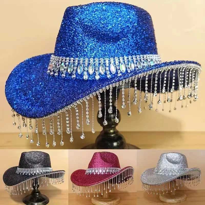 New Western Mens Cowboy Hat Mens Womens Cowboy Hat Mens Cowboy Girl Wide Collar Jazz Retro Wide Collar Hat Mens or Womens W241225