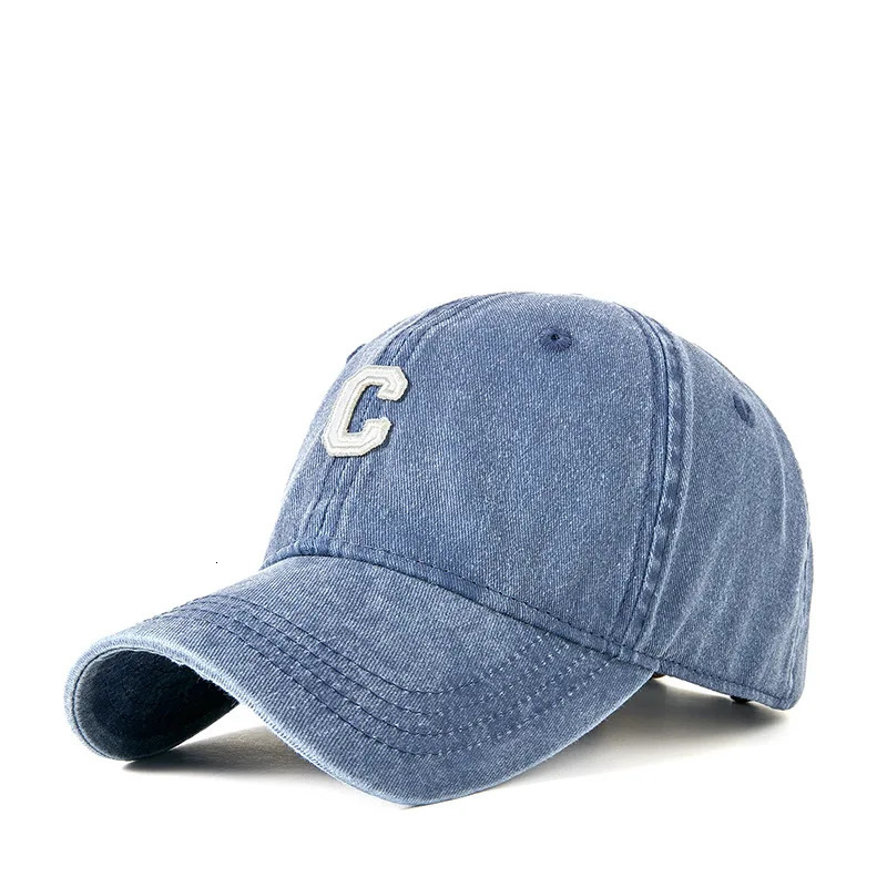 Wide and Deep Big Baseball Caps Soft Denim Wash Old Sun Cap Men Woman Classical Sport Hat 241225