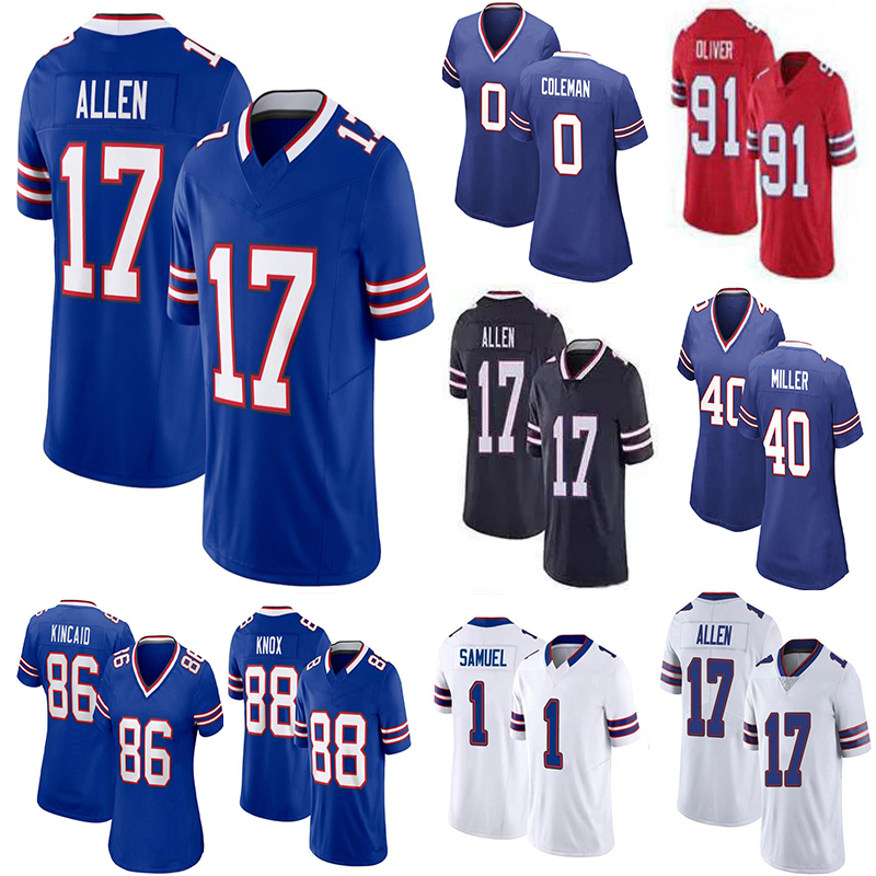 Josh Allen Keon Coleman Dalton Kincaid Custom 4XL 5XL Football Jersey Khalil Shakir Dawson Knox Matt Milano Dion Dawkins Greg Rousseau James Cook AJ Epenesa Ed Oliver