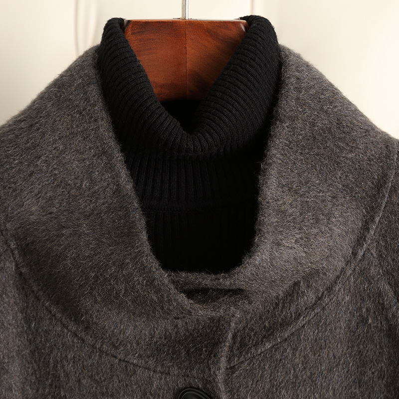 CC2201 Double-faced wool coat for women 2024 autumn and winter new style fashionable temperament loose high-end yak wool coat