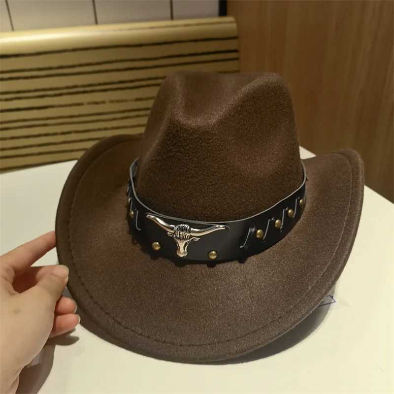Cowboy Hat Western Cowboy Girl Panama Leisure Outdoor Decoration Summer Spring Women Cs Sombrero Vaquero Sombrero New W241225