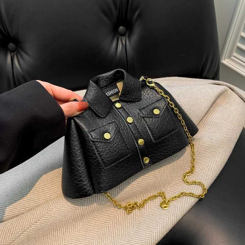 Hip Hop Shirt Shape Shoulder Bag 2024 Summer Hot Sale Women Underarm Bag Purse Designer Chain Crossbody Bags Luxury Lady HandbagXJ241225