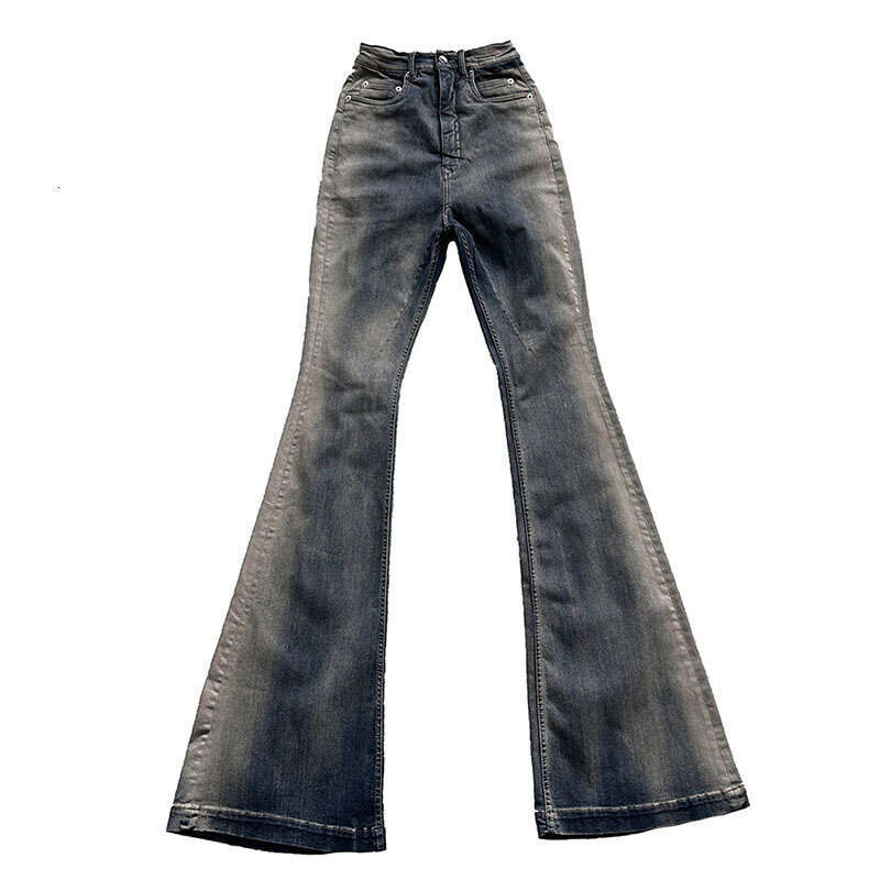 FEWQ Niche Men Jeans Wash Gradient or Mop Casual Trend 2023 Vintage New Korean Fashion Flared Pants High Street 24X1639