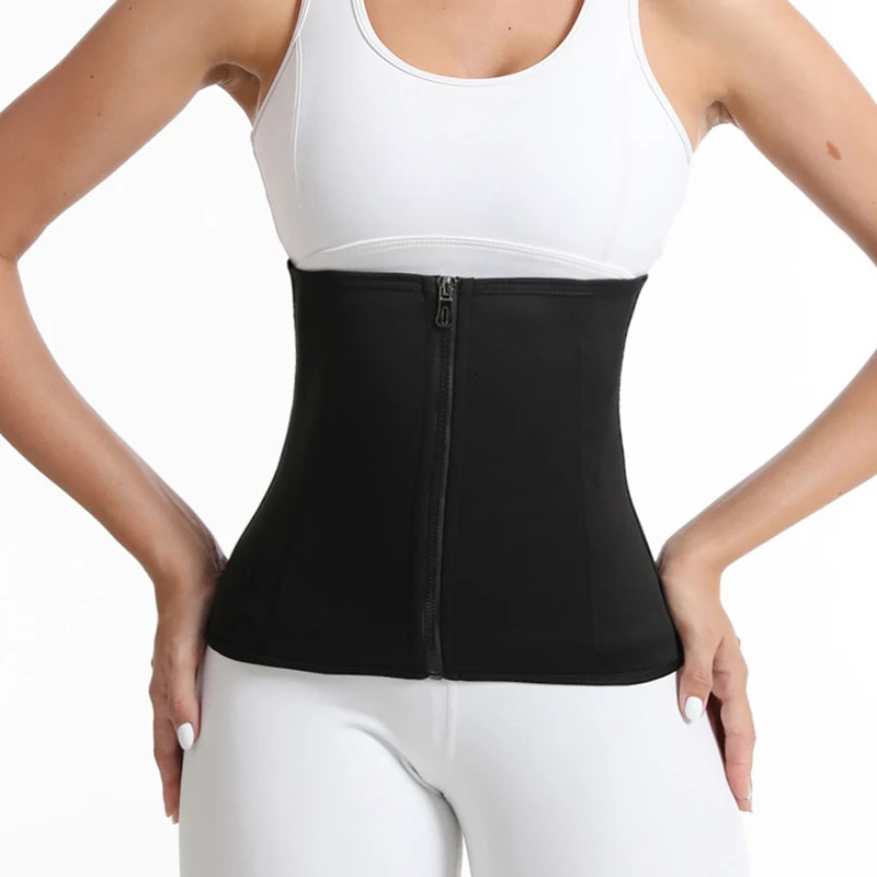 BurVogue Women Waist Trainer Trimmer Corset Sweat Belly Band Sports Girdle Sauna Suit Waist Trimmer Sweat Bands for Stomach 241225