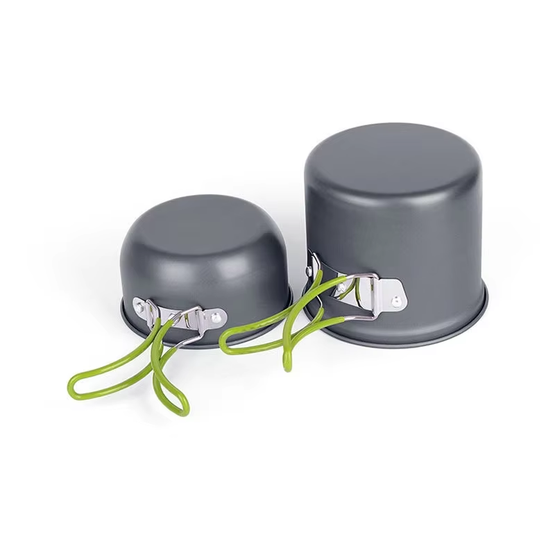 Outdoor Portable Camping Pots And Pans Set Camping Cookware Set
