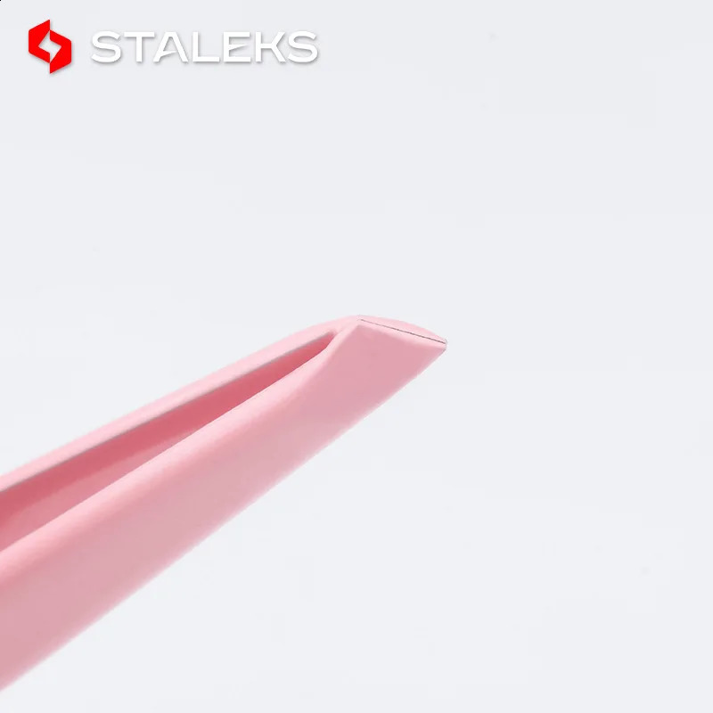 STALEKS Professional High Quality Slant Tip Eyebrow Tweezers Multifunction Stainless Steel Makeup Tool TBC-11-3 241223
