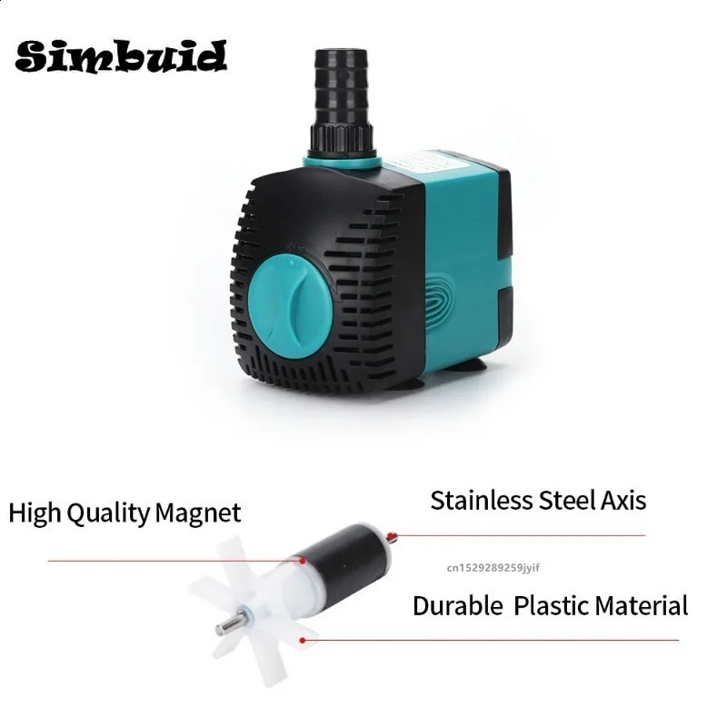 EU/US 3W 10W 15W 25W Fish Tank Water Fountain Pump Filter 110V-240V Ultra-Quiet Submersible Fish Pond Aquarium Pump 241225