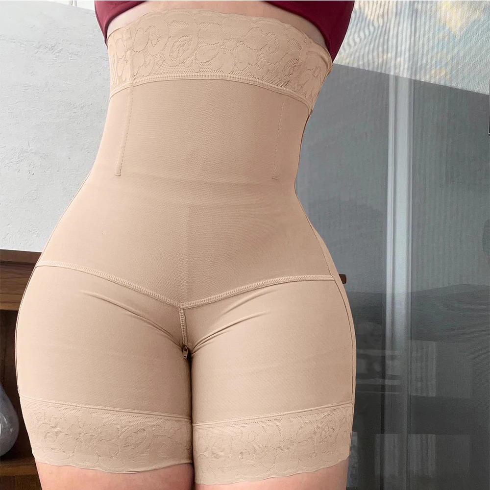 High Waist Body Shaper Panties Seamless Butt Lifter Compression Fajas Reducing Girdles Slimming Corset Shapewear Women Underwear 241225