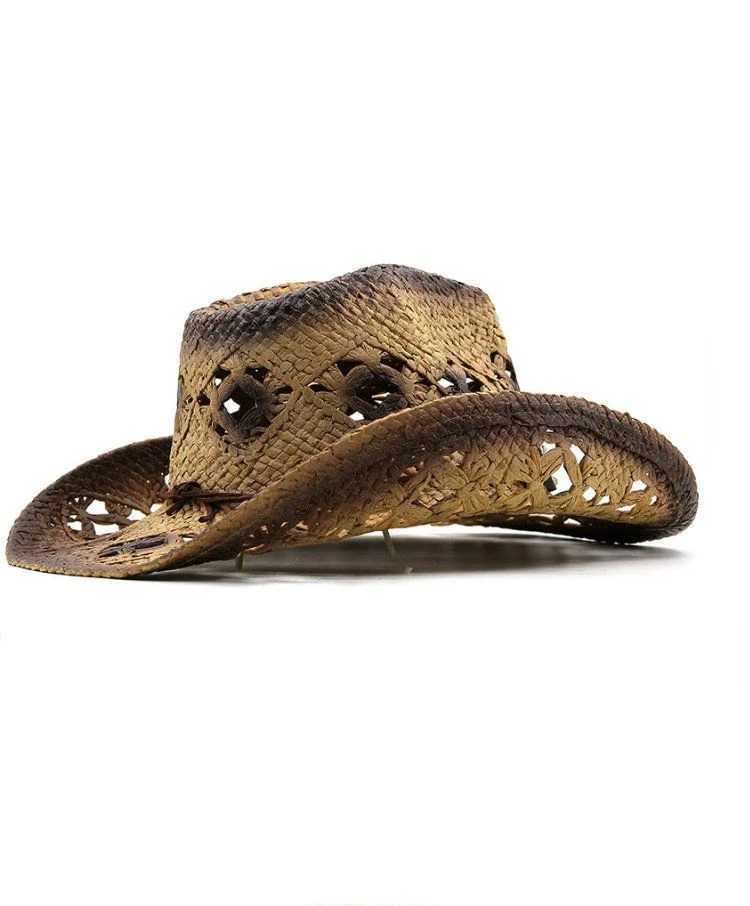 Designer Brand Western Out Door Str Mens and Womens Summer Sunset Casual Cowboy Sunset C Fashion Str Sun Hat Gorilla W241225