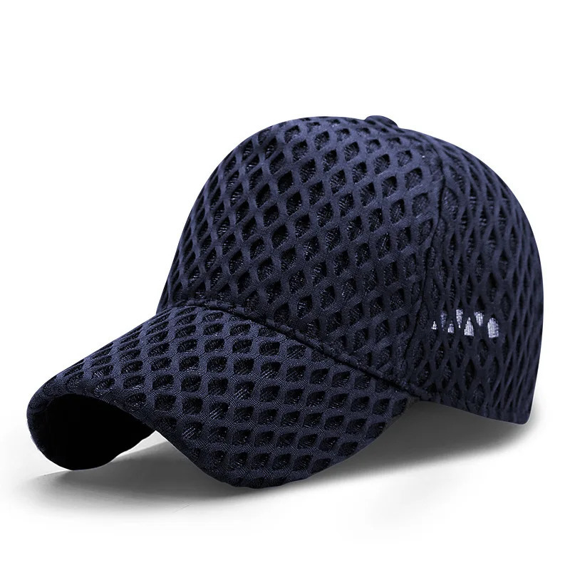 Big Bone Man Oversize Trucker Caps Cool Sun Hats Men Women Plus Size Hollow Out Baseball Caps M 56-60cm L 60-62cm 241225