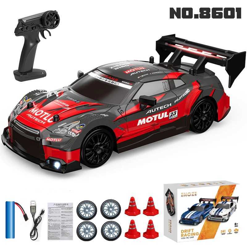 Free shipping Electric/RC Car 4WD remote control RC drift 1 24 20KM/H high-speed car racing toy with LED lights suitable for adult boys and girls as a
