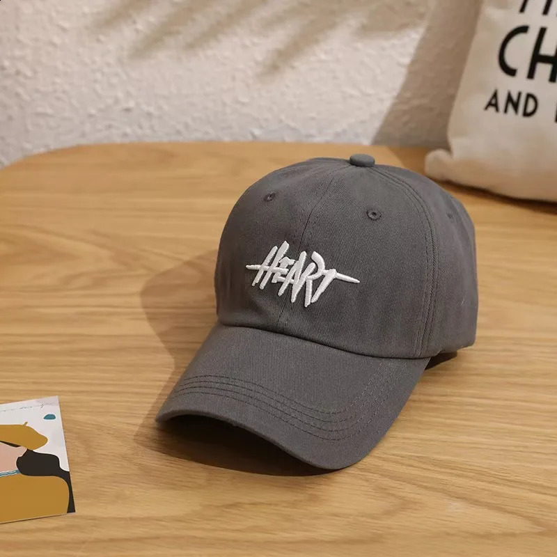Lucky Embroidery Casual Baseball Cap Solid Color Simple Dad Hat Unisex Sun Hats For Women Men 241226