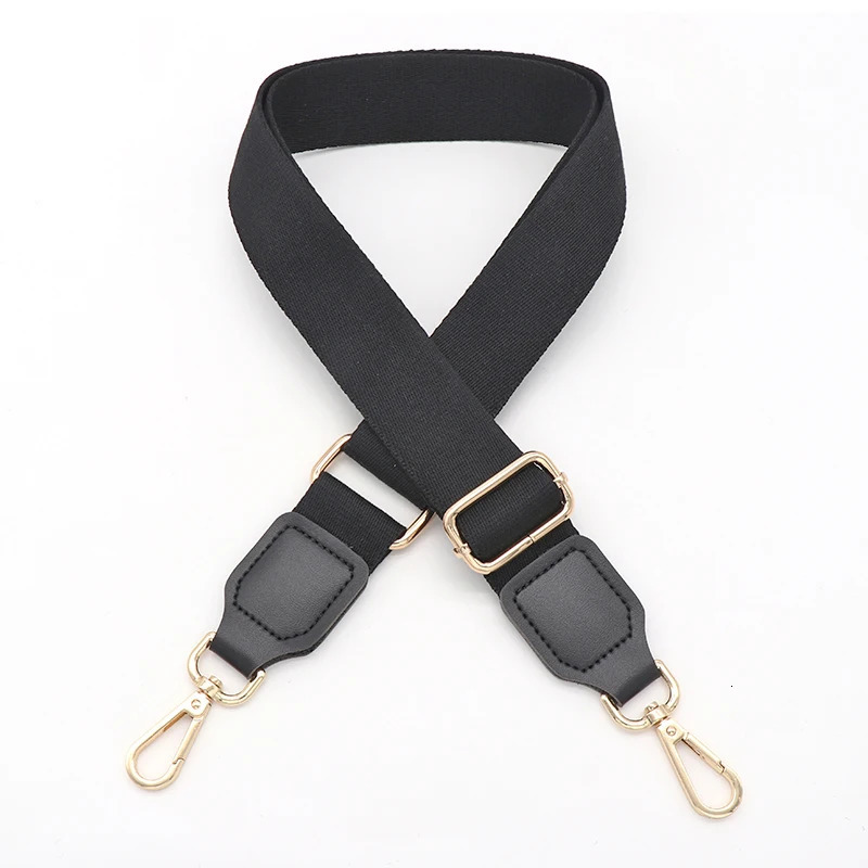 black Inclined shoulder bag 3.8cm 5cm wide bag strap belt accessories DIY Single shoulder bag belt handle 90~135cm adjustable 241225
