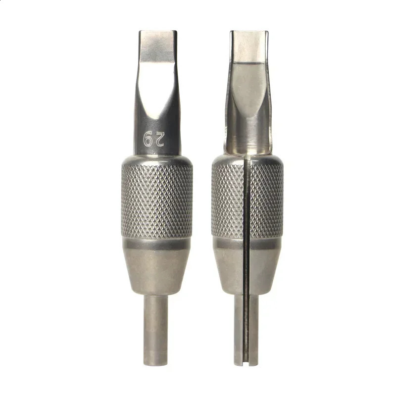 Stainless Steel Tattoo Grip Large Row One Handle Large Size Tattoo Equipment Fog Nozzle Tattoo Supplies Grade Reusable 241223