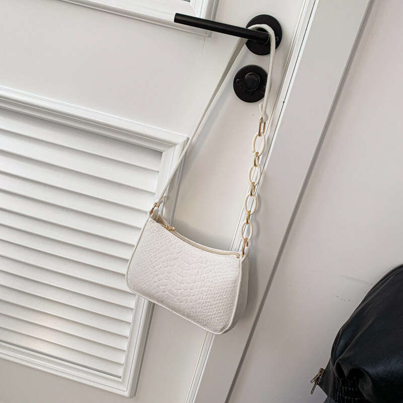 This Year's Popular Fashion Style Gentle Shoulder For Women's Summer Casual Versatile Ins Solid Color Armpit Bag
