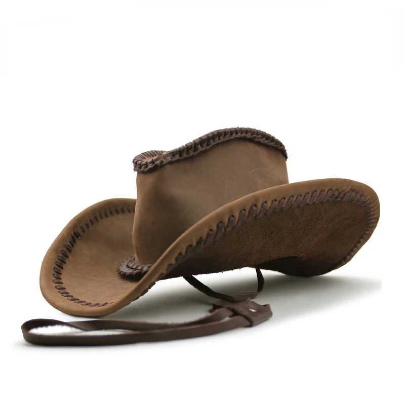 Designer Brand Mens and Womens Seasonal Leather Western Cowboy Hat Visor C Gorras Para Hombres Cs Mens Beanie W241225